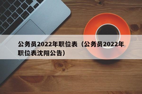 公务员2022年职位表（公务员2022年职位表沈阳公告）